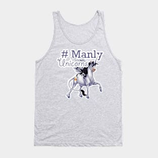 Manly Unicorns Tank Top